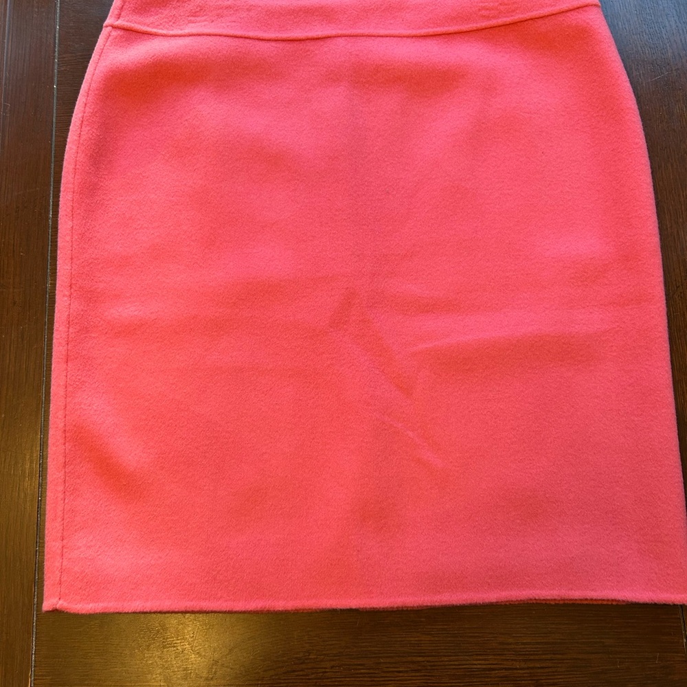 Talbots Orange Pink Pencil Skirt